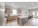 Eat-in kitchen features a center island, stainless appliances, recessed lights and a dining area at 223 West Bradford Pointe Dr, Summerville, SC 29486