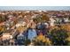 Lovely aerial view of Charleston neighborhood showcasing well-maintained homes and mature trees at 243 Rutledge Ave, Charleston, SC 29403