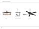 Selection of lighting fixtures includes foyer, stairwell pendant, and exterior fan at 2982 Lodge Berry Ln, Johns Island, SC 29455