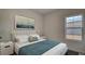 Cozy bedroom with a large window and comfortable decor at 304 Pine Crest View Dr, Summerville, SC 29486