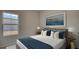 Well-lit bedroom featuring large windows and modern decor at 304 Pine Crest View Dr, Summerville, SC 29486