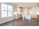 Modern kitchen featuring recessed lighting, a center island, stainless appliances, and wood flooring at 306 O'Malley Dr, Summerville, SC 29483