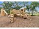 Community playground with slide, climbing area, and wood chip ground cover at 306 O'Malley Dr, Summerville, SC 29483