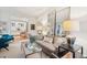 Open concept living room showcases a large sofa, stylish decor, and open floor plan at 32 Tradd St, Charleston, SC 29401