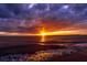 Scenic ocean sunset, with dark clouds and sun rays, with waves washing ashore at 3408 Palmetto Blvd, Edisto Island, SC 29438