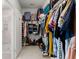 Well-organized walk-in closet featuring shelving, hanging racks and plenty of space for clothes and storage at 407 Squire Pope Rd, Summerville, SC 29486
