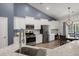 Modern kitchen featuring stainless steel appliances, white cabinets, and an eat-in dining area at 407 Squire Pope Rd, Summerville, SC 29486