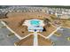 Overhead view of community amenities and landscaping at 454 Pender Woods Dr, Summerville, SC 29486