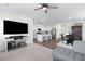 Open-concept living area seamlessly connects the kitchen and dining space at 454 Pender Woods Dr, Summerville, SC 29486