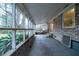 Spacious screened porch with brick accents, offering a relaxing outdoor living space at 1075 Quail Dr, Charleston, SC 29412