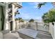 Outdoor deck overlooking the beach, featuring comfortable seating and ocean views at 112 Ocean Blvd, Isle of Palms, SC 29451