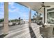 Spacious patio with comfortable seating and stunning beach views, perfect for relaxation at 112 Ocean Blvd, Isle of Palms, SC 29451