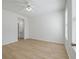 Spacious bedroom with ceiling fan and view to bathroom at 130 River Landing Dr # 5108, Charleston, SC 29492