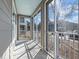 A screened porch featuring views of the neighborhood and lots of natural light at 130 River Landing Dr # 5108, Charleston, SC 29492