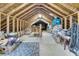 Spacious attic storage area with wooden beams and plenty of room for organizing belongings at 135 Rapture Ln, Wando, SC 29492