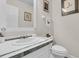 Powder room featuring elegant fixtures, decorative accents, and a clean, inviting design at 135 Rapture Ln, Wando, SC 29492