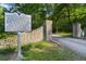 Historical Lewisfield Plantation entrance with brick pillars and commemorative sign surrounded by lush greenery at 140 Old Plantation Ln, Moncks Corner, SC 29461