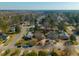 Aerial view of a quiet neighborhood with tree-lined streets and well-maintained homes at 204 E Edgefield Dr, Summerville, SC 29483