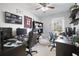 Bedroom with two computer desks and a gaming chair at 204 E Edgefield Dr, Summerville, SC 29483