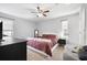 Comfortable main bedroom with a ceiling fan and ample natural light at 204 E Edgefield Dr, Summerville, SC 29483