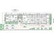Floor plan illustrating the layout of Unit C with room dimensions and layout at 22 1/2 Mary St # A B C, Charleston, SC 29403
