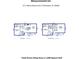 Floor plans illustrating the layout of the first and second floors for Unit C at 22 1/2 Mary St # A B C, Charleston, SC 29403
