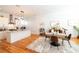 Bright open kitchen with stainless steel appliances, modern cabinetry, and a center island with seating at 22 1/2 Mary St # A B C, Charleston, SC 29403