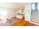 Open floor plan showcasing a modern living room, dining area, and kitchen at 22 1/2 Mary St # A B C, Charleston, SC 29403