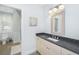 Bright bathroom with granite countertop and modern fixtures at 2932 Old Drake Dr, Seabrook Island, SC 29455