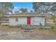 Charming single-story house featuring a red front door and a classic exterior at 635 Sequoia St, Charleston, SC 29407