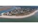 Beautiful aerial view of a coastal community by the beach and ocean at 796 Summerwind Cir, Edisto Beach, SC 29438