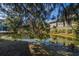 Scenic backyard view with a pond, lush greenery, and a peaceful atmosphere, enhancing the property's appeal at 796 Summerwind Cir, Edisto Beach, SC 29438