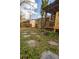 Cozy backyard patio area with stepping stones, perfect for relaxing outdoors at 8020 Nantuckett Ave, North Charleston, SC 29420