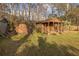 Backyard with sheds and plenty of room for outside activities and storage at 8020 Nantuckett Ave, North Charleston, SC 29420