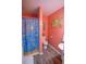 Bright bathroom features colorful marine-themed decor and a shower curtain, adding a playful and fun atmosphere at 8020 Nantuckett Ave, North Charleston, SC 29420
