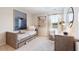 bedroom showcases unique decor and natural light at 116 Snow St, Summerville, SC 29486