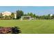 Community green space with a well-maintained soccer field. A lovely neighborhood amenity at 116 Snow St, Summerville, SC 29486
