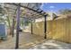 Backyard deck with metal pergola, providing a perfect outdoor entertaining space at 1203 Meadow Park Ln # B, Mount Pleasant, SC 29464
