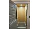 Interior shot of home elevator with wooden paneling and dark flooring, door ajar at 1641 Florentia St, Mount Pleasant, SC 29464