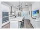 Modern kitchen with a large island, stainless steel appliances, and ample counter space, perfect for cooking at 1641 Florentia St, Mount Pleasant, SC 29464