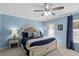 Serene main bedroom with a large bed, bedside tables, and a private entrance at 1738 Towne St, Johns Island, SC 29455
