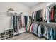Spacious walk-in closet with built-in shelving provides ample storage for clothing and accessories at 205 Potters Pass Dr, Summerville, SC 29486