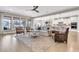 Spacious open-concept living room with lots of natural light and stylish furnishings at 205 Potters Pass Dr, Summerville, SC 29486