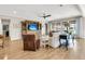 Comfortable living room featuring built-in shelving and views of the outdoors at 205 Potters Pass Dr, Summerville, SC 29486