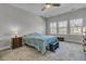 Bedroom with neutral carpet and three large windows at 3066 Emma Ln, Mount Pleasant, SC 29466