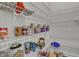 Organized pantry with wire shelving, showcasing ample storage space for food and household items at 3066 Emma Ln, Mount Pleasant, SC 29466