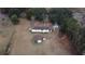 Bird's eye view of home with a brown roof and sprawling backyard at 488 Society Rd # A&B, McClellanville, SC 29458