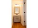 Bathroom features a modern vanity and lighting at 488 Society Rd # A&B, McClellanville, SC 29458
