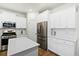 Spacious kitchen featuring stainless steel appliances, quartz counters, and ample cabinet space at 491 Richfield Way, Summerville, SC 29486