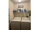 Functional laundry room featuring a washer, dryer, and shelving for storage at 527 Travelers Blvd, Summerville, SC 29485